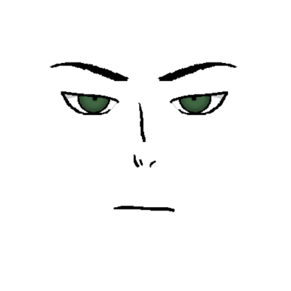 Bored Green Eyes Roblox decal