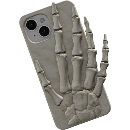 Skeleton Halloween Phone Roblox item