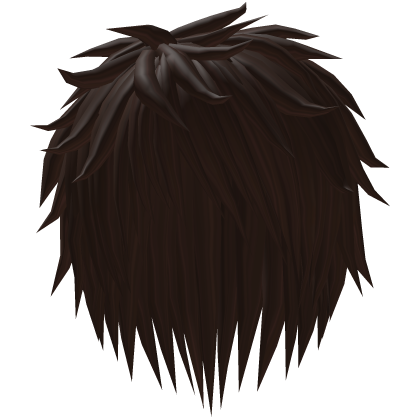 brown emo hair