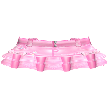 Cute Kawaii Pink Mezzo Piano Skirt 1.0 Roblox item