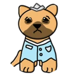 Employed Doggo Roblox badge thumbnail