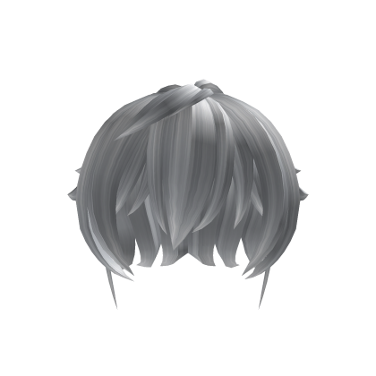 Silver Frost Messy Layered Hair Roblox item