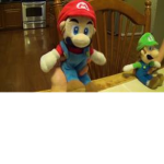 Mario plush group