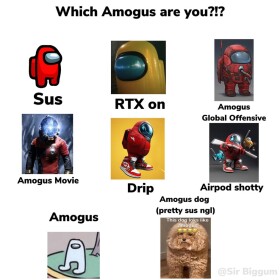 be among us and DIE!