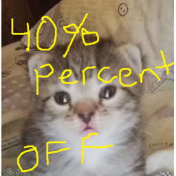 40% off items