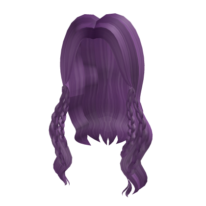 Y2K Dual Braids Loose Hair Roblox item