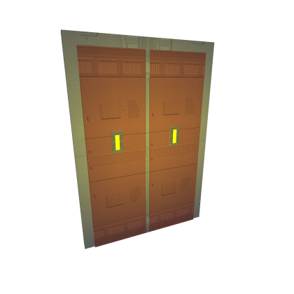 Sci-Fi Metal Door