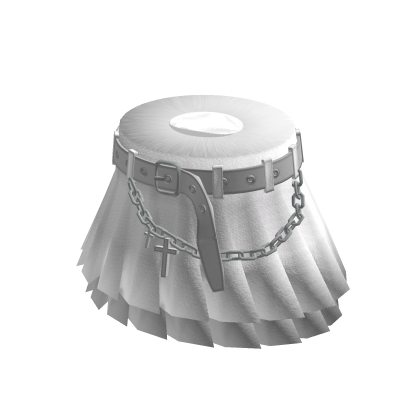 White Goth Pleated Skirt | JAY STUDIO thumbnail