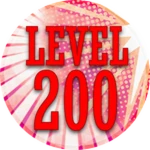 Level 200! ❤️ Roblox badge thumbnail