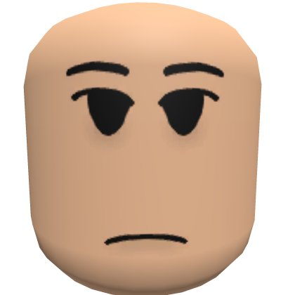 Light Neutral Face [Black Eyes] Roblox item