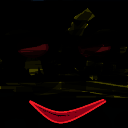 Corrupted smile - Creepy Roblox decal