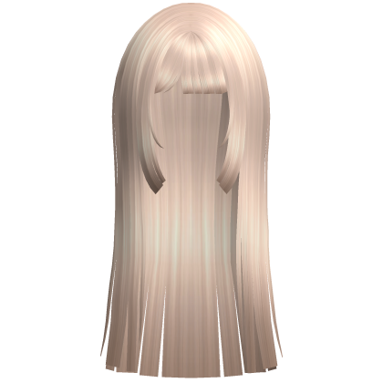  ♡ straight long anime girl moe hair (blonde) Roblox item