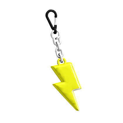Lightning Bolt Keychain