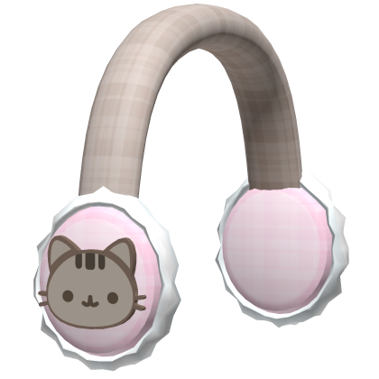 kawaii pusheen winter earmuff Roblox item
