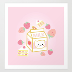 Strawbee milk