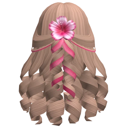 ♡HIME♡ ♡ white long straight hime cut anime hair | Roblox Item