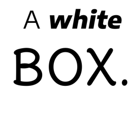 white box