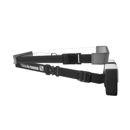White Double Techwear Belt Roblox item thumbnail