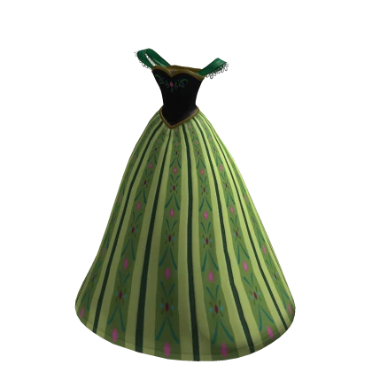 green emerald velvet dress Princess Anna Dress Coronation – Sara Dresses
