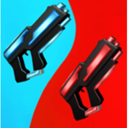 Red vs Blue Gun Battle!