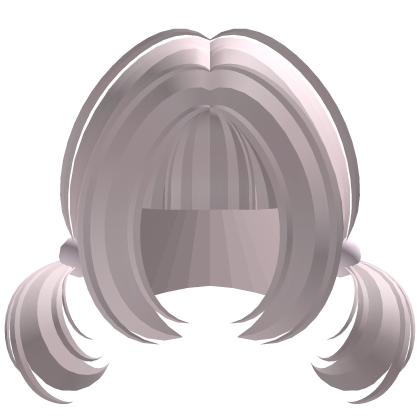 ♡ pink cutecore fluffy soft swirly pigtails Roblox item