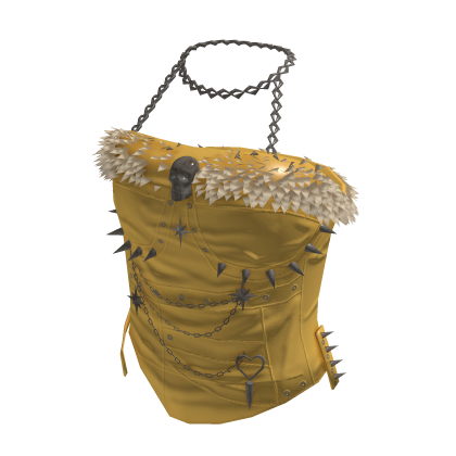 Off Shoulder Top with Lace Trim (Yellow)