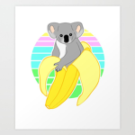 KOALA ON A BANANA
