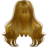  Wavy Long Golden KPOP Princess Hair