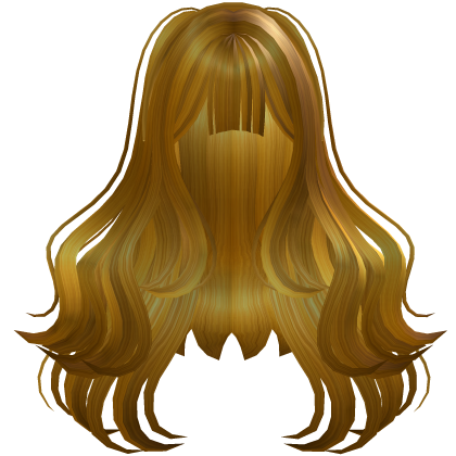 Wavy Long Golden KPOP Princess Hair thumbnail