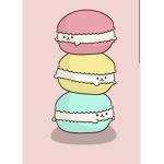 Kawaii macarons :)))))))