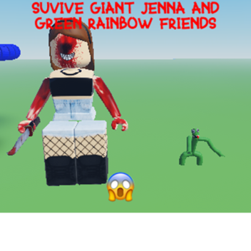 survive giant jenna and green rainbow friends