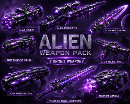 Alien Weapon Pack preview 2