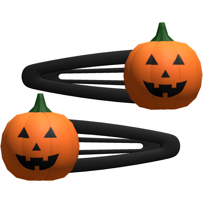 Y2K Halloween Pumpkin Hair Clips (L) 🎃