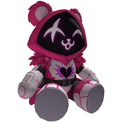 pink Raven Team Leader mini plushie Fortnite/Furry