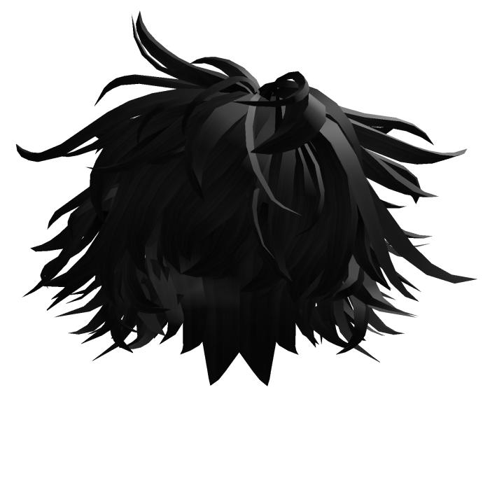 Castelvaynia Extra messy fluffy boy hair black
