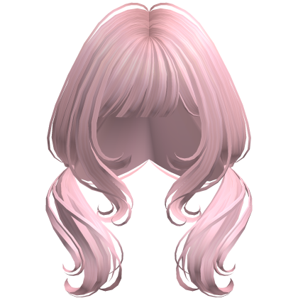 Sweet Swirly Pigtails Pink Roblox item