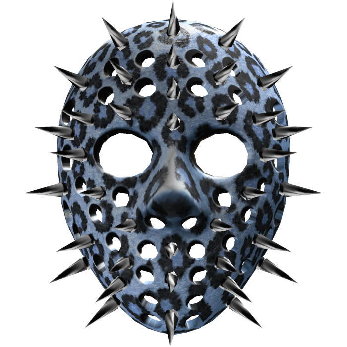 LIMITED 2000s Spiked Halloween Hockey Mask