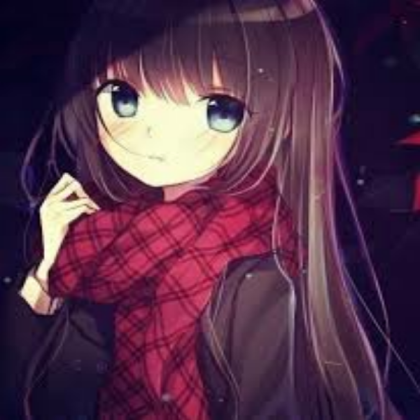 Brown Hair anime girl Roblox decal