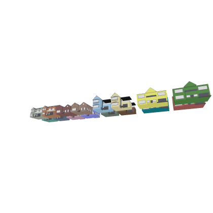 Low Poly House Models (Suburban)