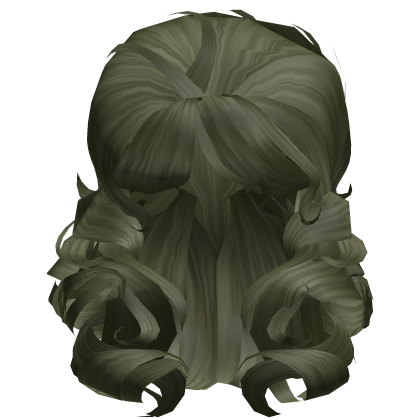 80's Curly Blowout Hair in Green Roblox item