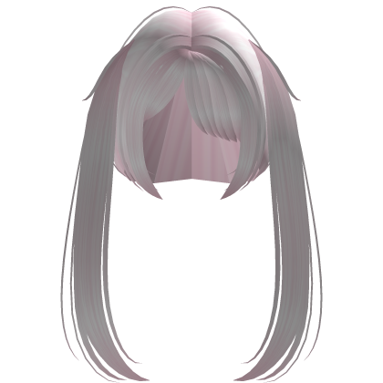 † cutesy long pigtails in pink