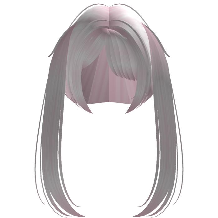 † cutesy long pigtails in pink
