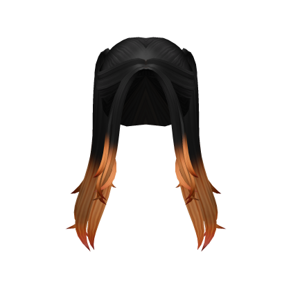 Haloween Ombre High Anime Twintails  Roblox item