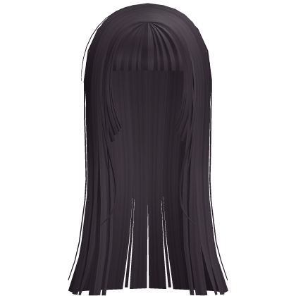 ♡: pretty doll straight long hime in dark purple Roblox item