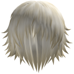 Beige Vkei Messy Emo Punk Hair