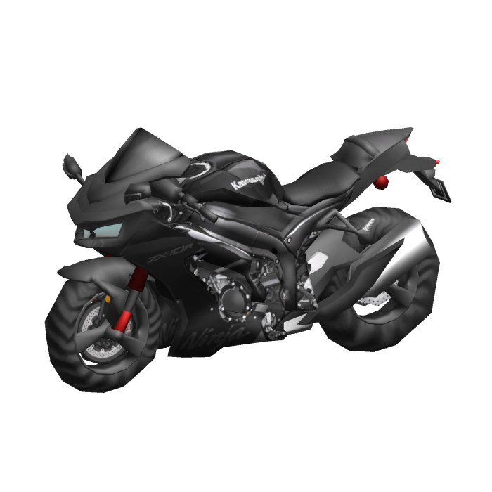 Motorbike Kawasaki ZX10R Rideable Motorcycle