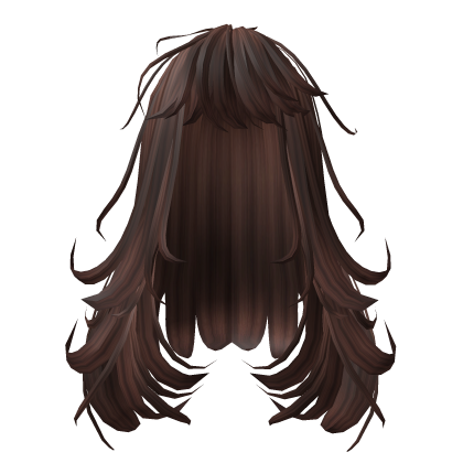 Brunette Anime Wolf Hair Roblox item