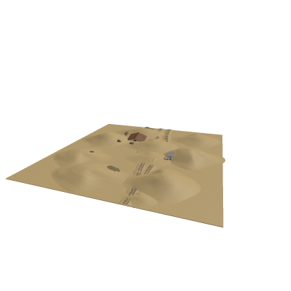 Small Free Dune Desert Map / Landscape