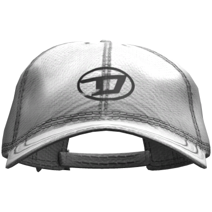 white worn grunge disel distressed cap