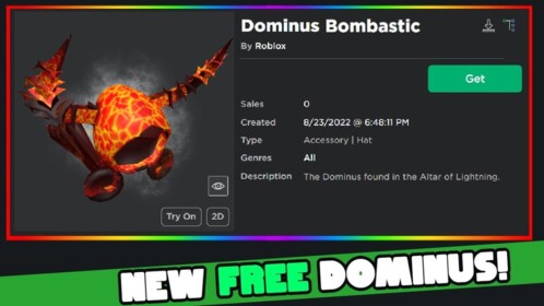 FREE UGC Bombastic Dominus Obby!